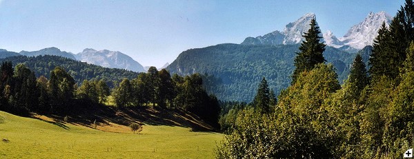 Aussicht nach S&uuml;den zum Watzmann